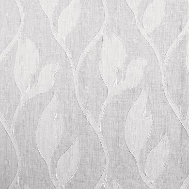 EFF Avignon Vine Patterned Sheer Curtain