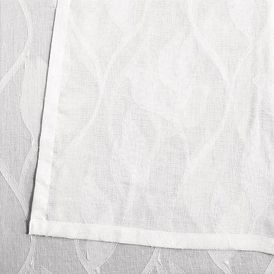 EFF Avignon Vine Patterned Sheer Curtain