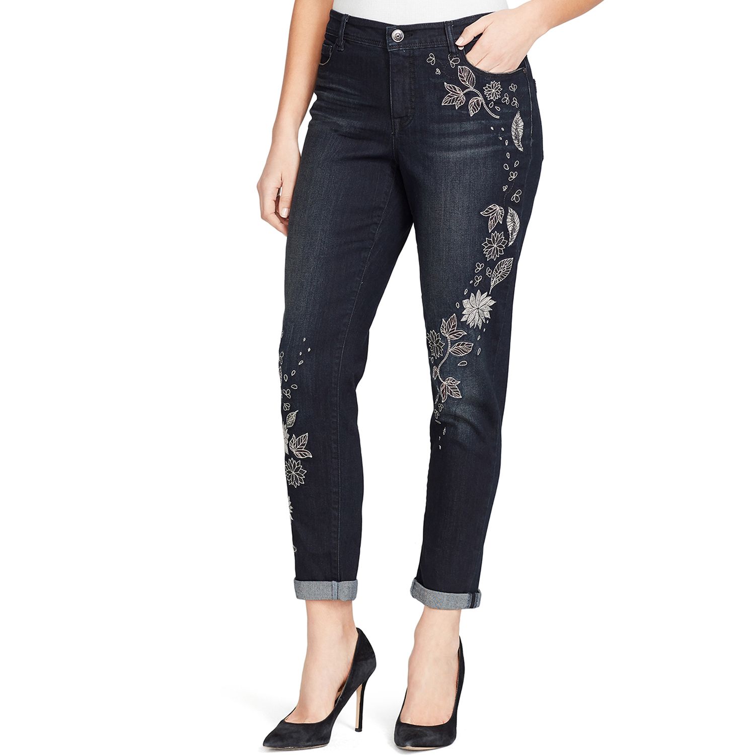 bandolino karyn slim boyfriend jeans