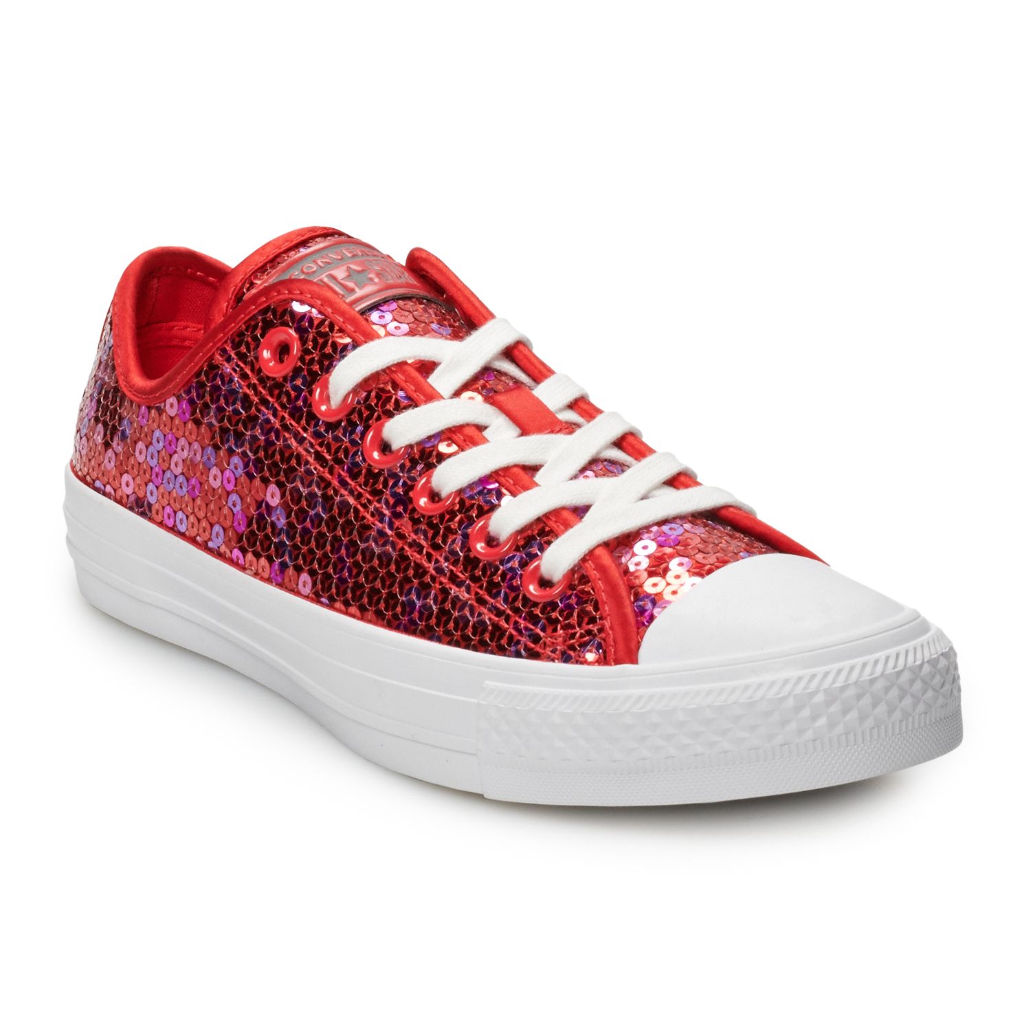 red converse sequin