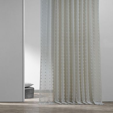 EFF Strasbourg Dot Patterned Sheer Curtain