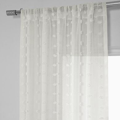 EFF Strasbourg Dot Patterned Sheer Curtain