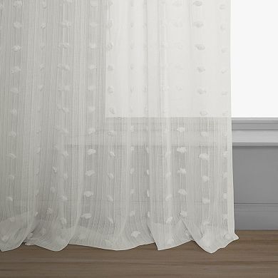 EFF Strasbourg Dot Patterned Sheer Curtain