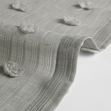 EFF Strasbourg Dot Patterned Sheer Curtain