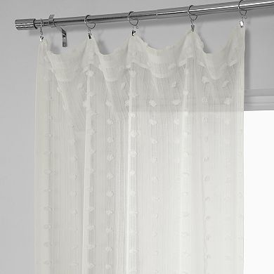 EFF Strasbourg Dot Patterned Sheer Curtain