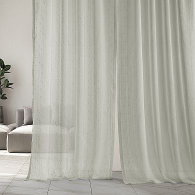 EFF Montpellier Striped Sheer Curtain