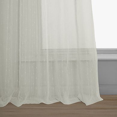 EFF Montpellier Striped Sheer Curtain