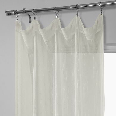 EFF Montpellier Striped Sheer Curtain