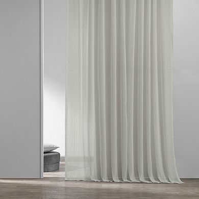 EFF Bordeaux Striped Sheer Curtain