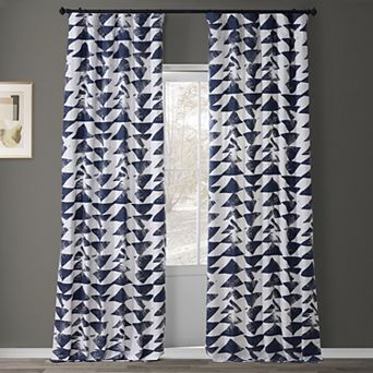 EFF Triad Printed Cotton Twill Curtain