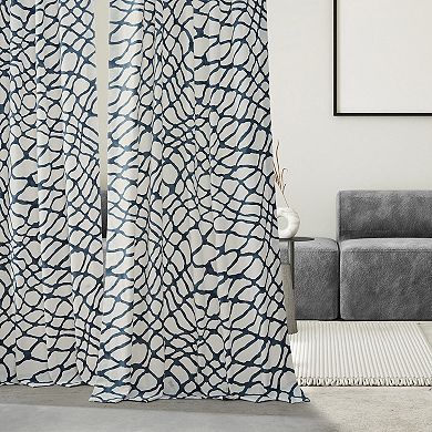 EFF Printed Cotton Room Darkening Curtain Panel