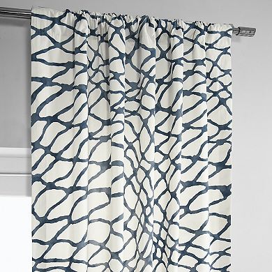 EFF Printed Cotton Room Darkening Curtain Panel