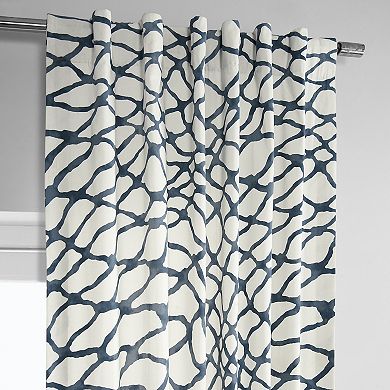 EFF Printed Cotton Room Darkening Curtain Panel