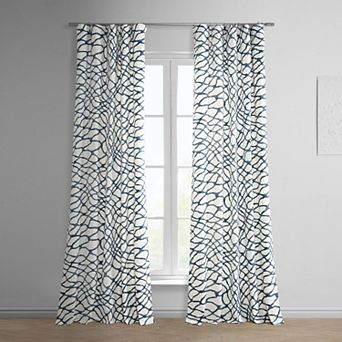 EFF Printed Cotton Room Darkening Curtain Panel