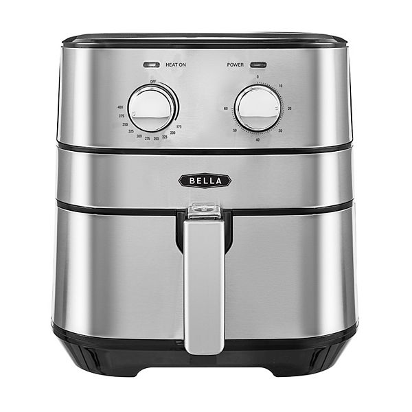 FUNKOL 5-Piece Silver Stainless Steel Air Fryer Oven with 4-Accessories  W1002kmjGTO23 - The Home Depot