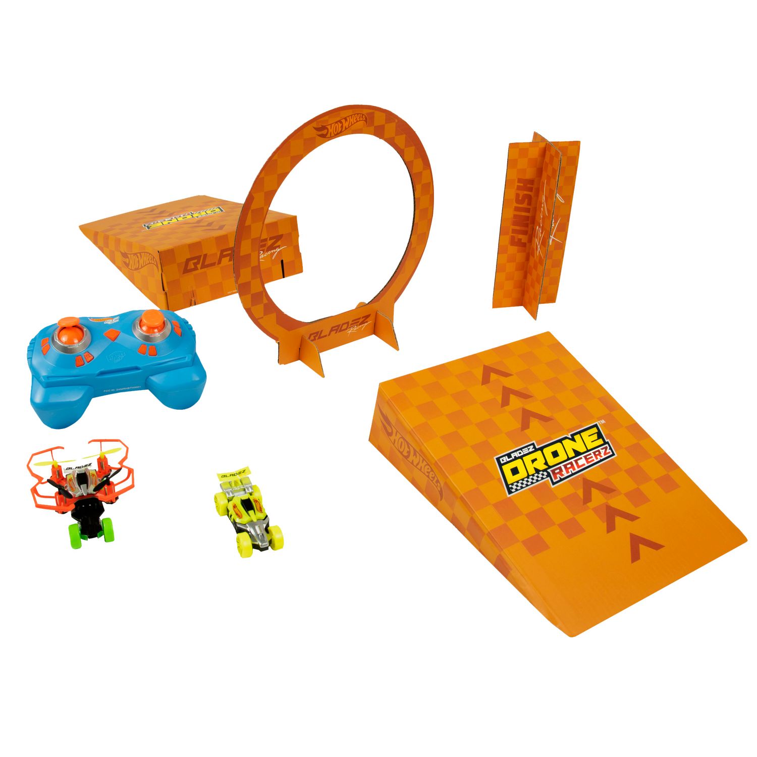 hot wheels drone racerz ramp it up set