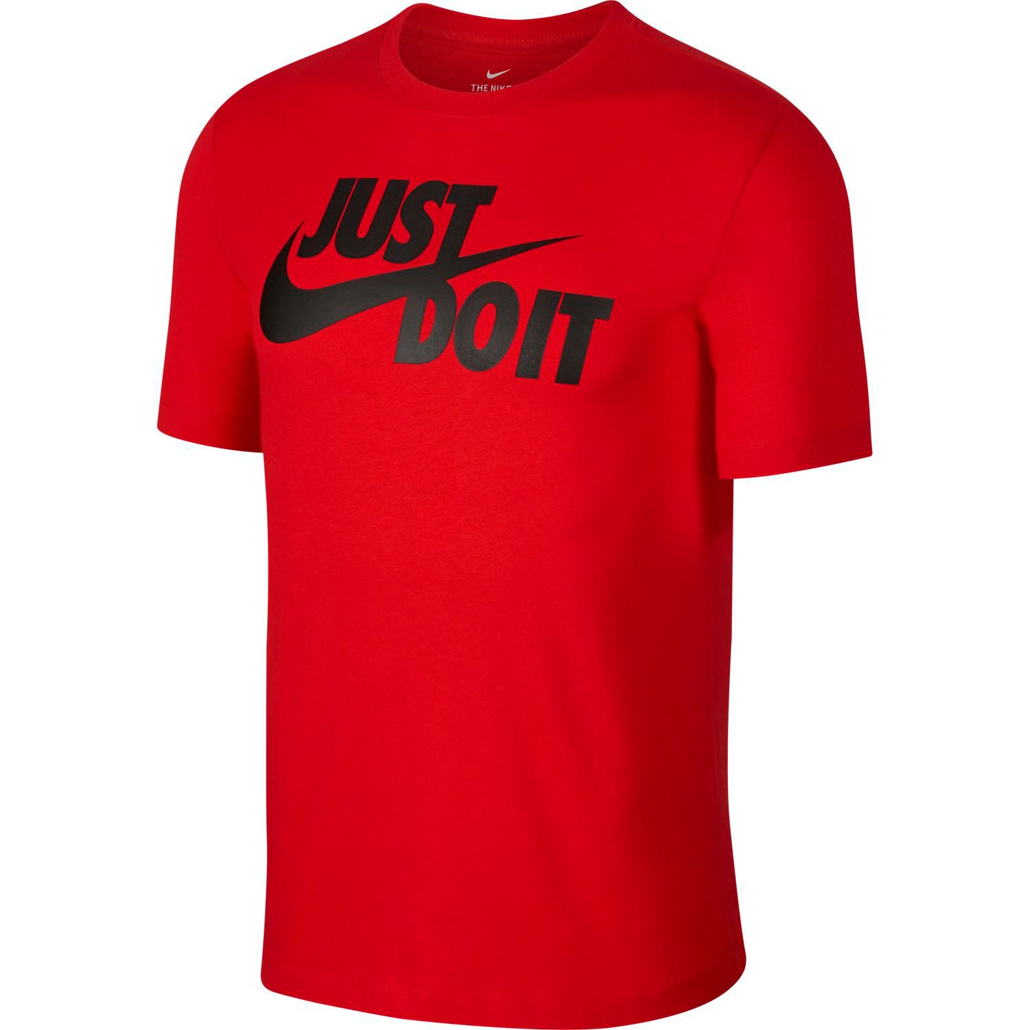 nike shirt red and white