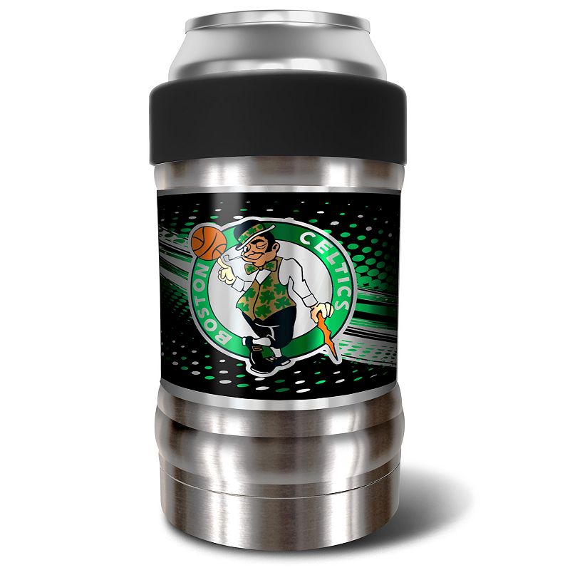 Boston Celtics 12-Ounce Can Holder, Black, 12 Oz
