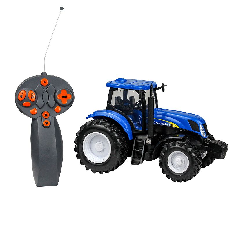 New Ray Remote Control 1:24 Scale New Holland T7.315 Farm Tractor, Multicol
