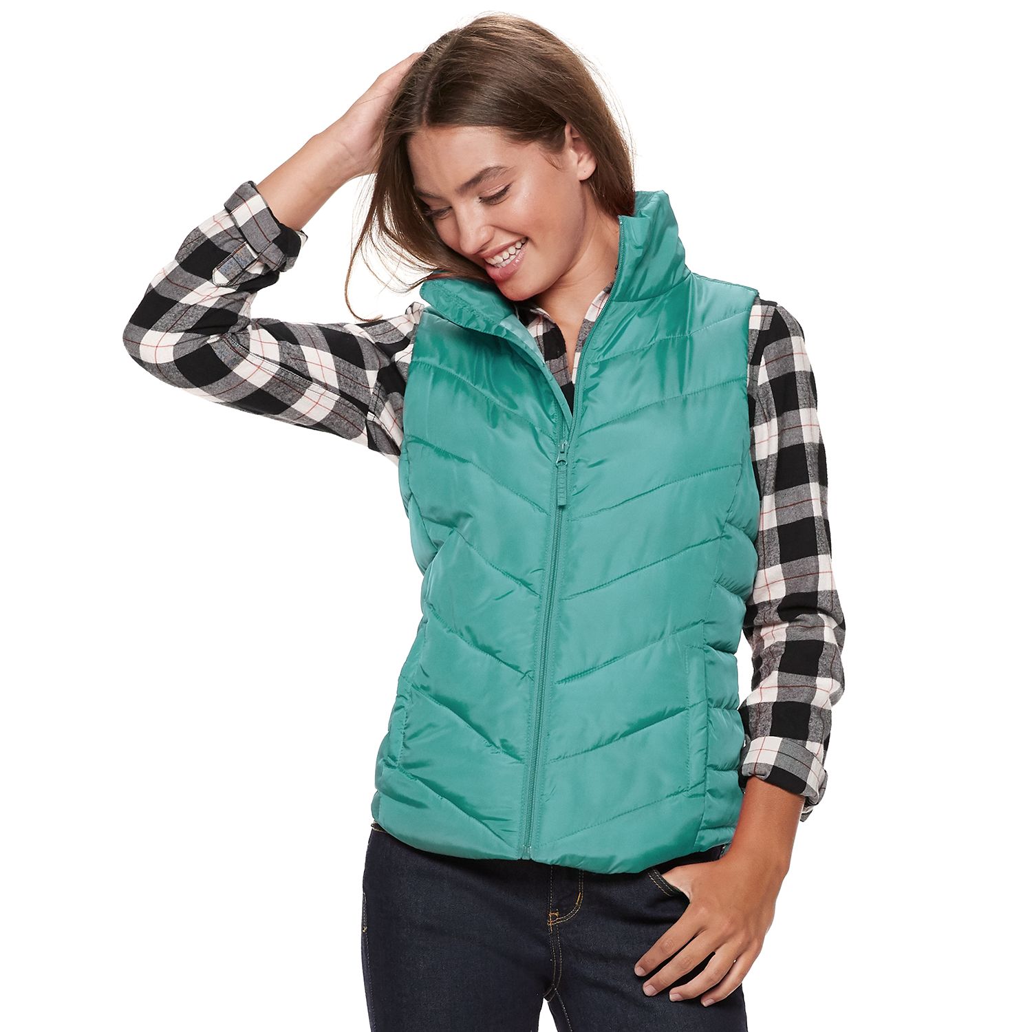 kohls puffer jacket womens