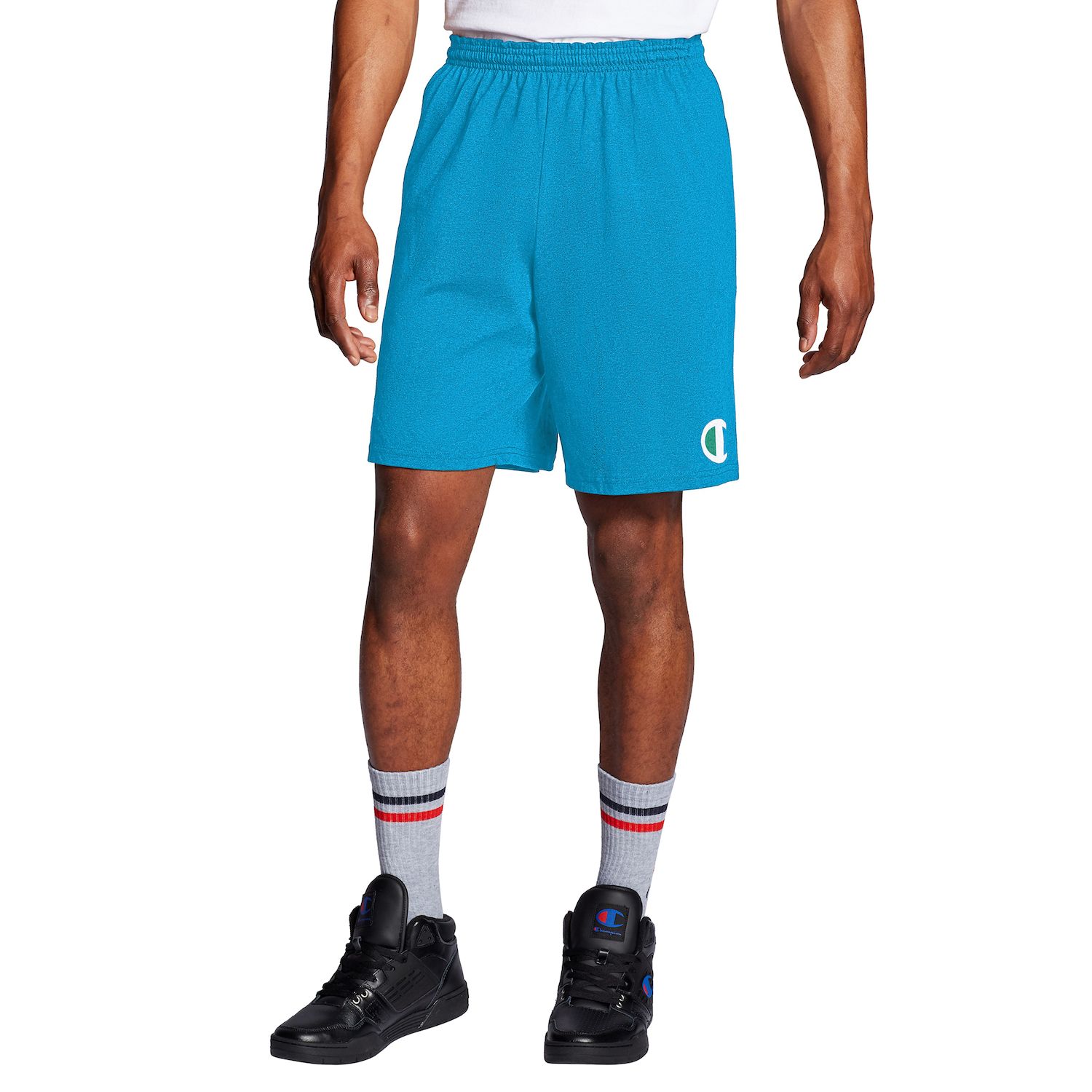 men's champion jersey shorts