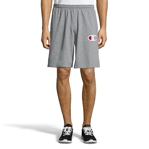 grey sweat shorts champion