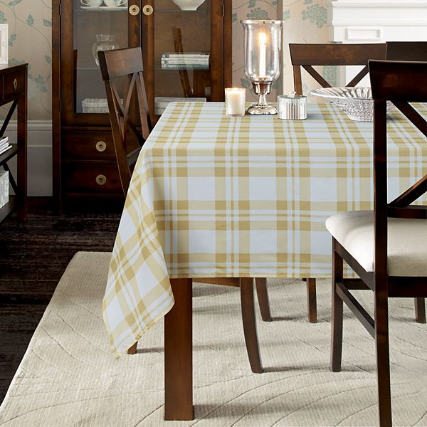 Laura Ashley Juliette Plaid Tablecloth