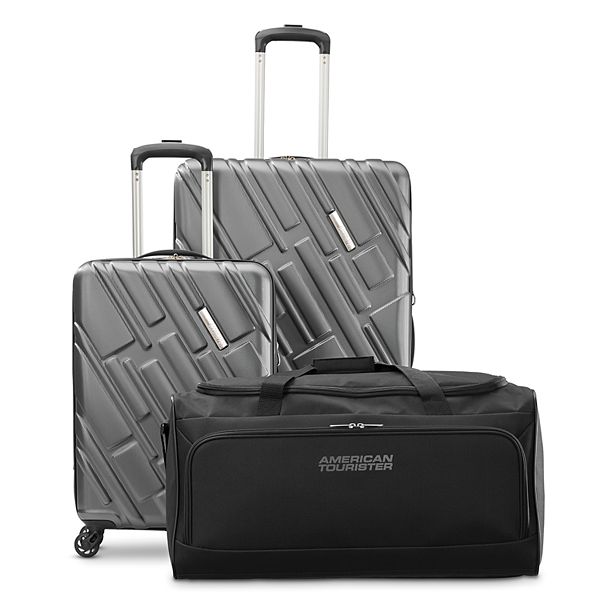 American Tourister Ellipse 3-Piece Hardside Spinner Luggage Set - Gunmetal Gray