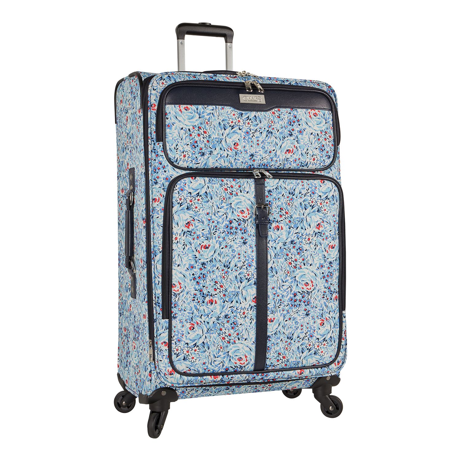 chaps saddle haven luggage navy floral