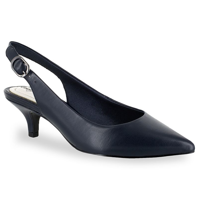 FAYENAVY Easy Street Faye Womens Slingback Heels, Size: 10, sku FAYENAVY