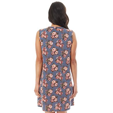 Women's Apt. 9® Printed French Terry Swing Dress