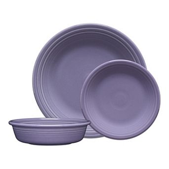 Fiesta Classic Rim 3 pc Dinnerware Set, Service for 1