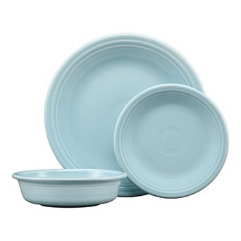 Fiesta Classic Rim 3 pc Dinnerware Set, Service for 1