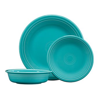 Fiesta Classic Rim 3 pc Dinnerware Set, Service for 1
