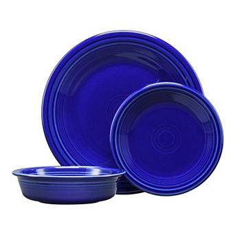 Fiesta Classic Rim 3 pc Dinnerware Set, Service for 1