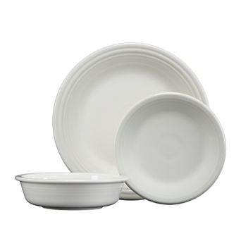 Fiesta Classic Rim 3 pc Dinnerware Set, Service for 1