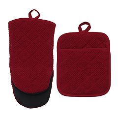 Ayada Red Oven Mitts, 2 Pack