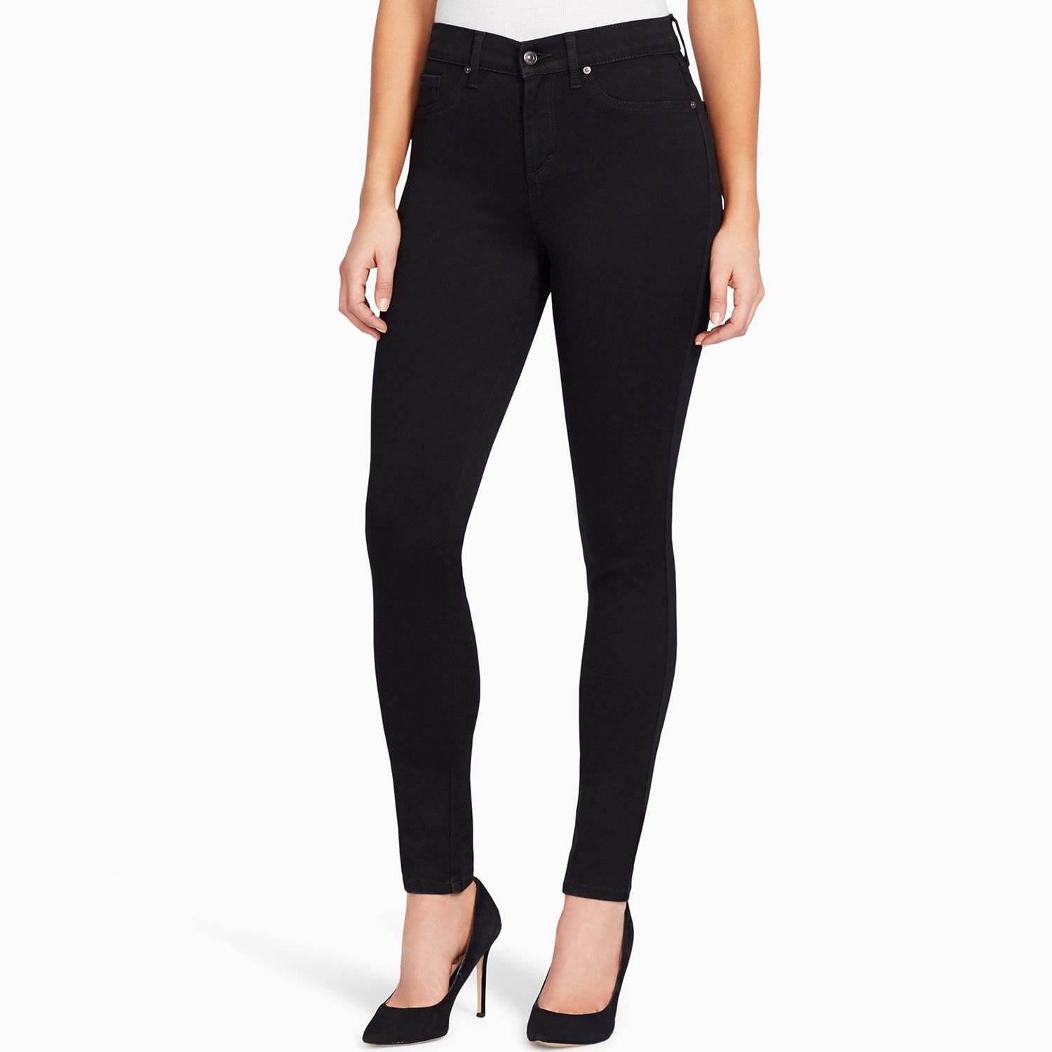 Petite Gloria Vanderbilt Mid-Rise Jeggings