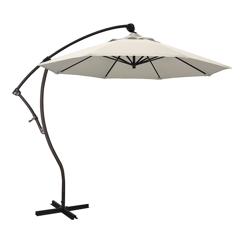 California Umbrella 9-ft. Bayside Cantilever Patio Umbrella, Med Beige