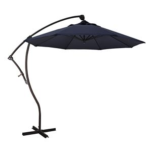 California Umbrella 11 Ft Sun Master Black Finish Patio Umbrella