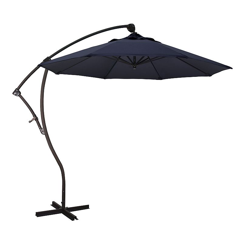 California Umbrella 9-ft. Bayside Cantilever Patio Umbrella, Dark Blue
