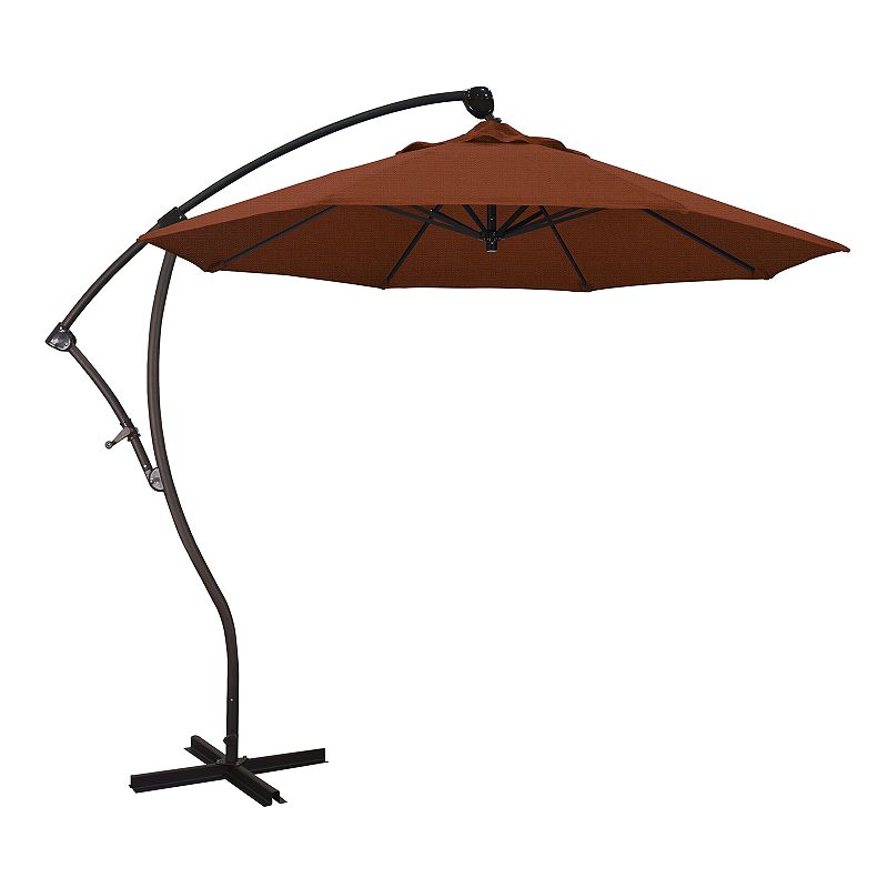 California Umbrella 9-ft. Bayside Cantilever Patio Umbrella, Red