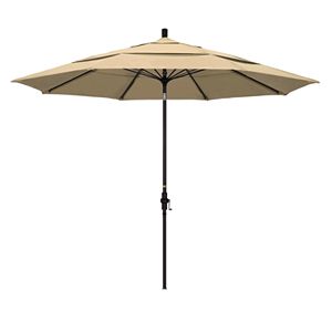 California Umbrella 11 Ft Sun Master Black Finish Patio Umbrella