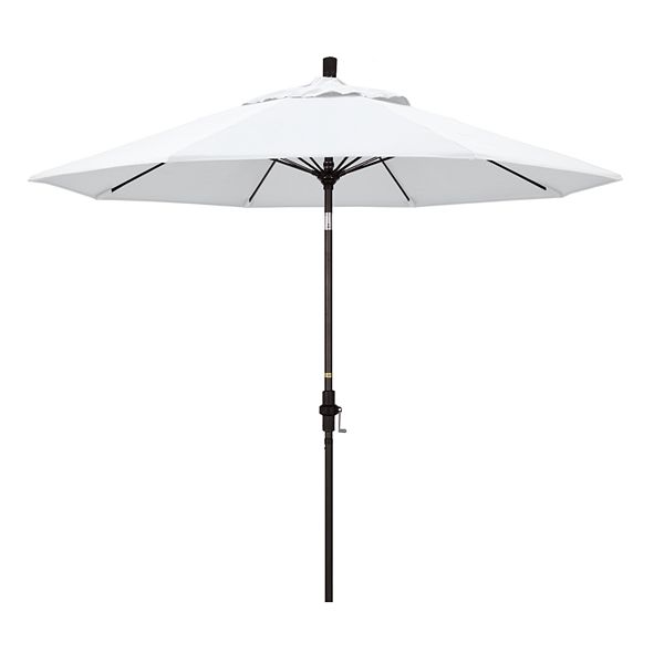 California Umbrella 9 Ft Sun Master Bronze Finish Sunbrella Patio Umbrella