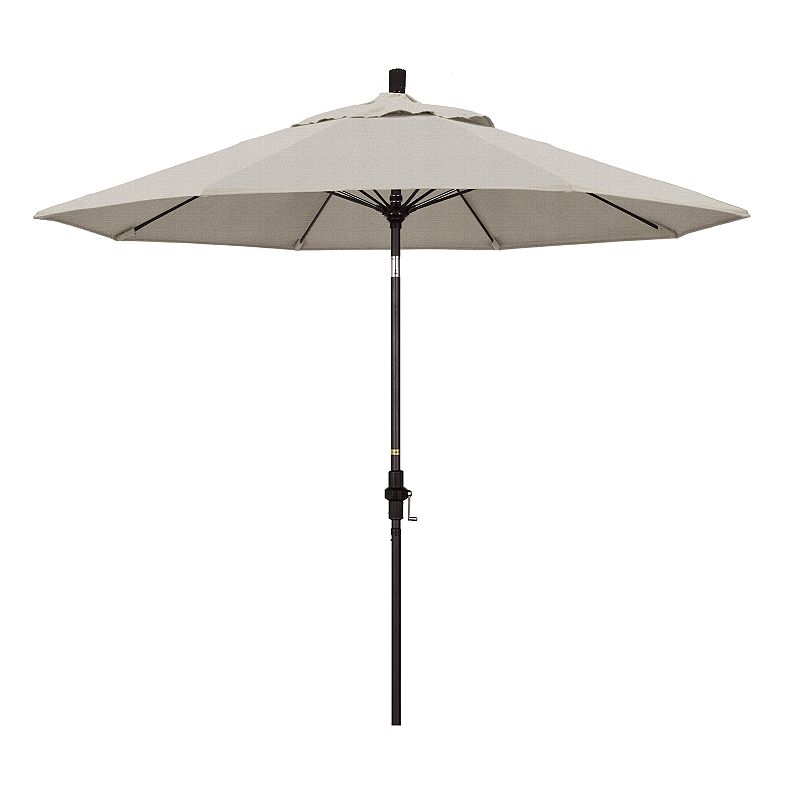 California Umbrella 9-ft. Sun Master Bronze Finish Patio Umbrella, Beige