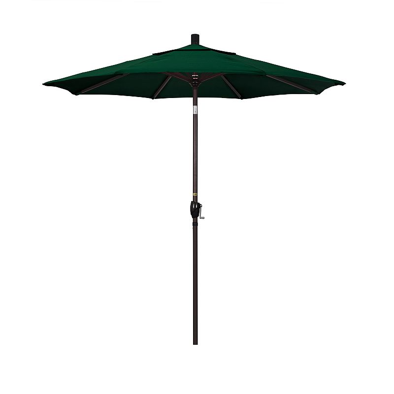 California Umbrella 7.5-ft. Pacific Trail Bronze Finish Patio Umbrella, Dar