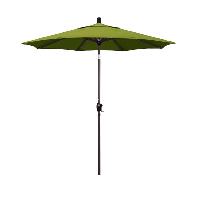California Umbrella 7.5-ft. Pacific Trail Bronze Finish Patio Umbrella, Med