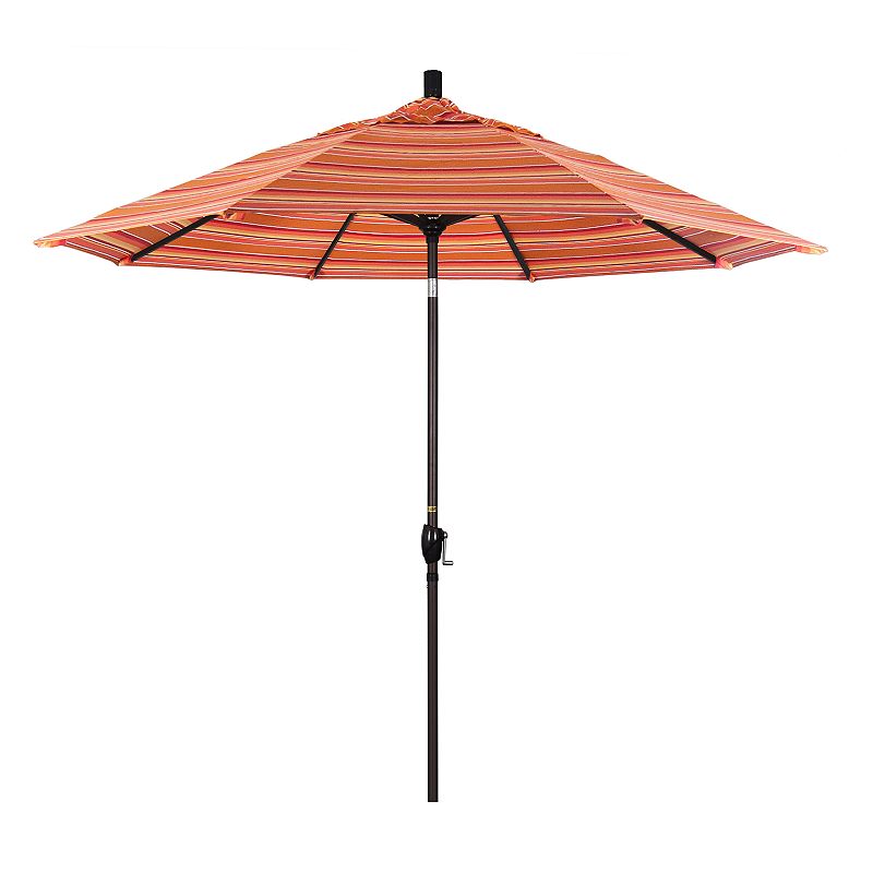 California Umbrella 9-ft. Pacific Trail Sunbrella Patio Umbrella, Med Orang