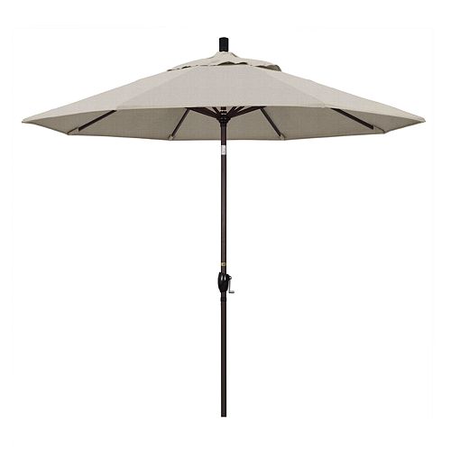California Umbrella 9ft. Pacific Trail Bronze Finish Patio Umbrella