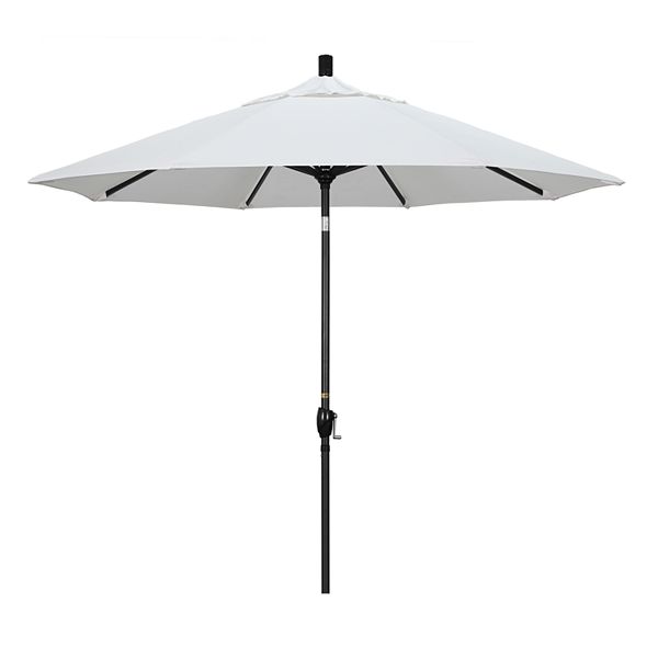 California Umbrella 9ft. Pacific Trail Black Finish Sunbrella Patio